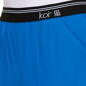 Koi Vibrant On the Run (Size 5XL) Royal Blue Athleisure Scrub/Joggers